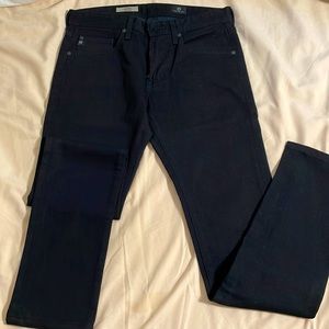 AG Adriano Goldshmeid jeans in black denim size 28x34